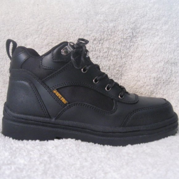 SFC Pro Professional Grade Black Steel Toe Workboots - Picture 7 of 12